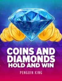 coins and diamonds hold and win official logo